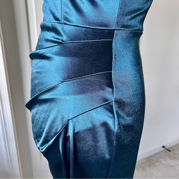 GRACE KARIN Satiny Strappy Back Ruched Homecoming Dress—SZ. Small - Picture 5 of 17